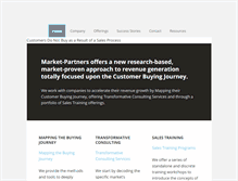 Tablet Screenshot of market-partners.com